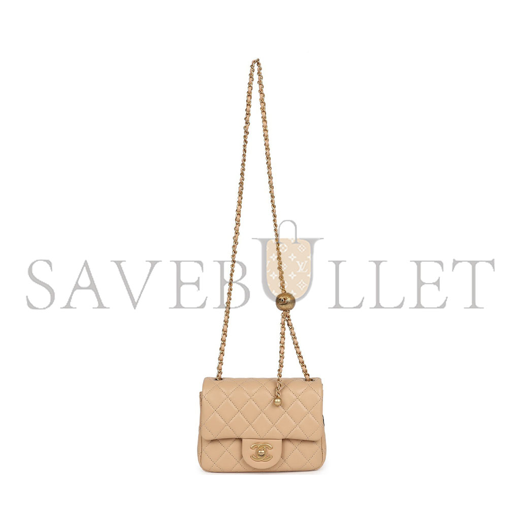 Ch*el master square mini flap bag (18*13*7cm)